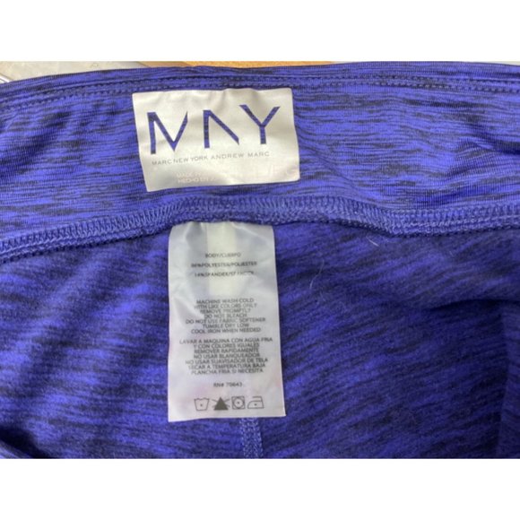Marc New York Performance Woman’s XL Purple/Black Athletic Leggings - Picture 6 of 6